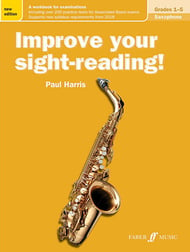 Improve your sight-reading! Saxophone Book - Grades 1-5 - New Edition cover Thumbnail
